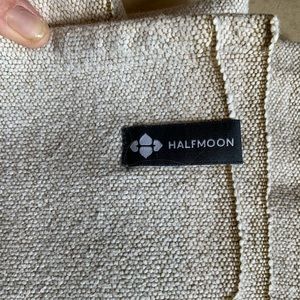 Organic cotton throw by half moon yoga!